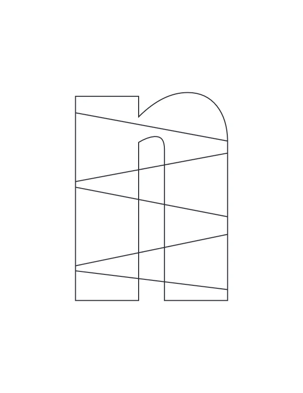 Lowercase “n”.